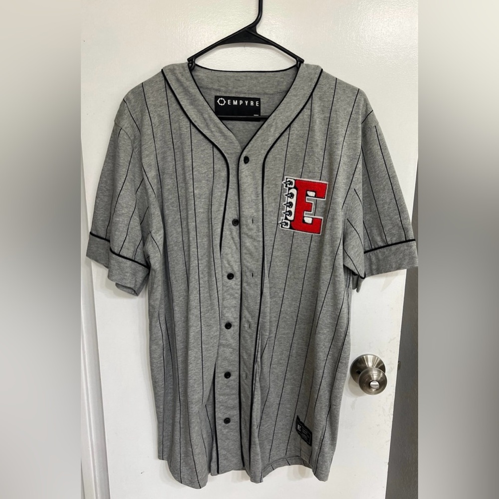 Empyre Heather Gray Baseball Jersey